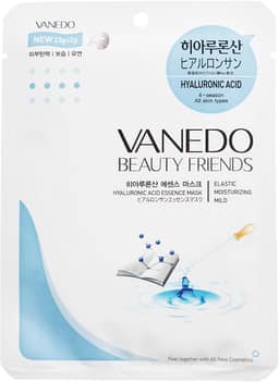 Máscara Hidratante Facial Coreana Beauty Friends - Ácido Hialurônico