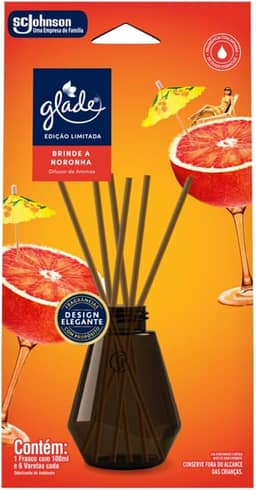 Glade Difusor de Ambiente, Noronha, 100ml e 6 Varetas