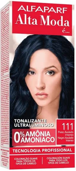 *ALTA MODA TONAL KIT 111 PRETO AZULADO INT 120G