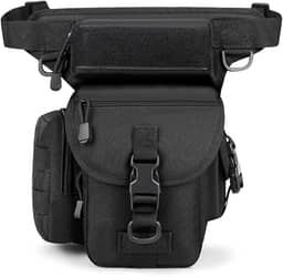 Bolsa Tática Militar de Cintura e Coxa - Bolsa de Perna para Ciclismo ao Ar Livre - Bolsa de Ombro Multiuso Carteiro, A