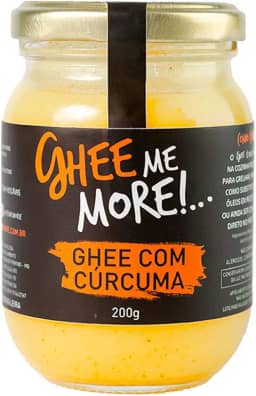 Manteiga Ghee Me More 200g Curcuma - Sem Lactose