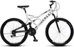 Colli Bike, Bicicleta GPS 148 Dupla Suspensão e Freios V-Brake, Aro 26 Aero, 36 Raias, 21 Marchas