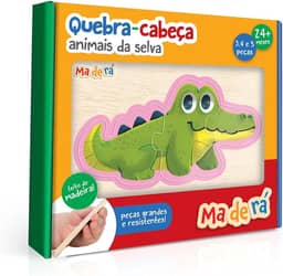 Toyster - Animais da Selva - Quebra-Cabeça - 3, 4 e 5 peças - Maderá