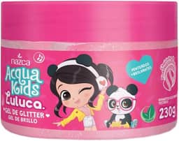 Nazca Gel Glitter Acqua Kids Nazca Luluca Para Todos Os Tipos De Cabelo 230G