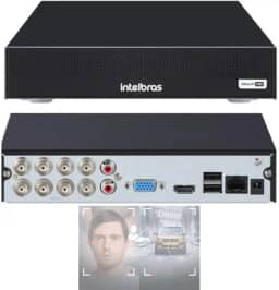 DVR STAND ALONE 8 CANAIS MULTI-HD MHDX 1108-C INTELBRAS