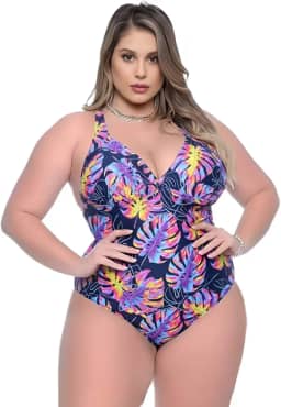 Maiô Body Tamanhos Grandes Bojo Reforçado Conforto Modelador