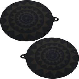 2 peças de silicone termocrômico protetor de placa de indução com gancho antiderrapante capa de fogão de indução antiarranhões reutilizável para fogão de indução de indução