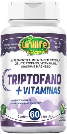 L-Triptofano + Vitaminas - 60 cápsulas