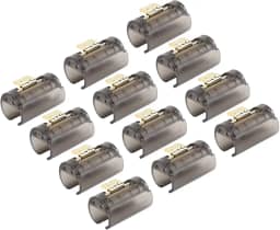 Clipes de lençol de cama 12 peças sem agulha | Prendedores de suporte de lençol impedem que o edredom se desloque, ABS