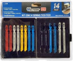 Jogo de Lâminas para Serra Tico-Tico com 14 peças 1214 Western
