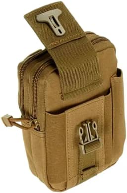 Bolsa Porta Objetos Pochete Tática camping acampamento trilha caminhada Cintura Militar P/Cinto bolsos