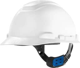 3M, Capacete De Segurança H-700 Aba Frontal, Branco, Ajuste Fácil
