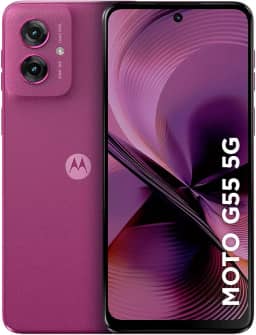 Smartphone Motorola Moto g55 5G - 256GB 16GB (8GB RAM+8GB Ram Boost) e Camera 50MP com AI NFC Tela 6.5' com Superbrilho - Rosa