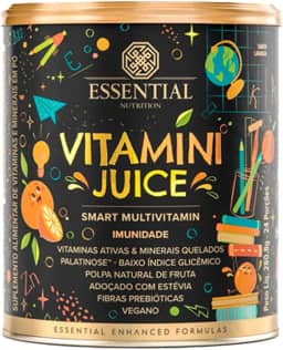 Vitamini Juice Sabor Laranja Essential Nutrition 280,8g