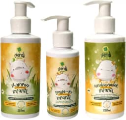 Shampoo Condicionador Leav-in Infantil Aloe Vera Vegano