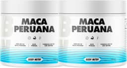 2x Maca Peruana em Pó Pote 5000mg Por Porção 100% Pura Premium Pure Importada Para Homens e Mulheres Rende 60 Porções | Energia Resistência Original - Body Nutry