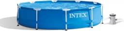 Piscina De Armação Metal Galvanizado 4.485l (bomba Filtro 127v) Intex