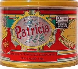Manteiga Mineira Patricia com Sal, Lata 500g