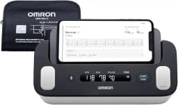 OMRON Monitor de Pressão Arterial de Braço Complete + Eletrocardiograma ECG HEM-7530T1
