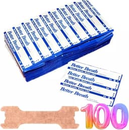 Respire Melhor Better Breath 100 Dilatador Nasal Adesivo Tamaho Grande 6,6x1,9cm