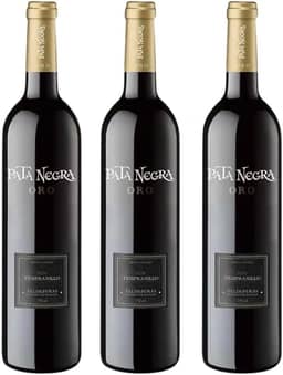 Kit 3 Vinhos Tinto Espanhol Pata Negra Oro Tempranillo 750ml