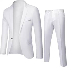 Terno masculino de duas peças, terno casual