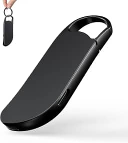 32Gb, Preto, Gravador de Voz, Leitor de MP3, Pen Drive USB, Mini Gravador de Voz, com Fones de Ouvido e Controle, Suporte para Reprodução de Música