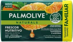 Palmolive Sabonete Em Barra Naturals Frescor Nutritivo Tangerina & Alecrim 150G