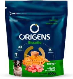 Origens Biscoito Para Cães Adultos 7 Grãos Sabor Frango 700g