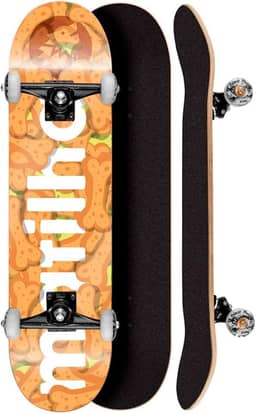 Skate Montado Shape Matilha 8.0 Biscuit Bones