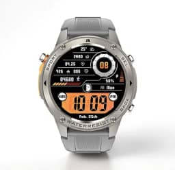 Smartwatch Brave à Prova d'Água, 170+ Modos Esporte, GPS Duplo, Resistência Militar IP69K, 10 Dias Bateria