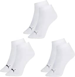 Kit 3 Pares de Meia Puma Sapatilha Cano Curto Everyday Esporte Masculina Adulto