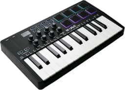 M-VAVE VEDO Teclado MIDI SMK-25 Profissional 25 Teclas com Pads RGB, Conexão USB/BT, Compatível com Windows/Mac/iOS/Android, Ideal para Produção Musical, Home Studio e Performances Ao Vivo Controle