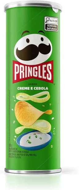 Salgadinho Batata Pringles Creme e Cebola 109g Lata