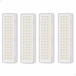 Luminária de Emergência Recarregável com 60 LEDs 110v e 220v Portátil para Iluminação Segura (4)