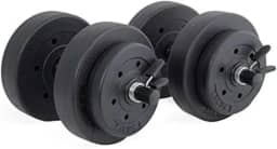 CAP Barbell Conjunto de halteres de cimento de 18 kg (preto)