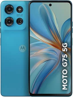 Smartphone Motorola Moto g75 5G, AZUL - 50MP - Sony - LYTIA 600, Camera com IOS