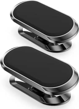 【Pacote com 2】Suporte magnético de telefone para carro 【Ímã atualizado】Suporte de telefone para carro, suporte de celular 360 ajustável, suporte para painel de montagem para Samsung iPhone etc. Todos os smartphones…
