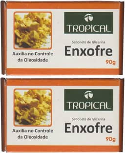 Sabonete de Glicerina Enxofre 90g Tropical | Kit 2 Barras