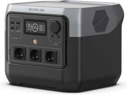 ECOFLOW 220V Estação de energia portátil RIVER 2 Pro,bateria LiFePO4 de 768Wh, 220V, gerador solar para Acampamentos ao ar livre/Trailers/Uso doméstico
