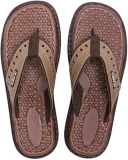 Chinelo Masculino Anatômico Ortopédico Antistress em Couro