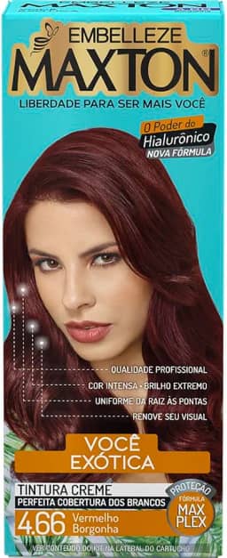 Embelleze - Tintura Maxton+Ox Esp 4.66 Vermelho Borgonha