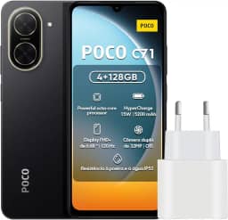 Smartphone Xiaomi Poco C71 Preto 4G 4GB RAM 128GB ROM[25028PC03G]