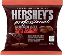 Chocolate Meio Amargo Hershey'S Professional (Formato Moeda) - 1,01Kg