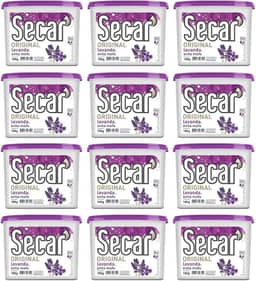 Anti Mofo Secar 12un X 180g - Desumidificador Armário Gaveta (Lavanda)
