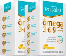 Kit 2 Ômega 3 Mix 3-6-9 1000mg Equaliv 60 cápsulas