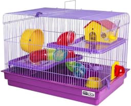 JEL PLAST GAIOLA PARA HAMSTER BIG SPACE 2 ANDARES - LILÁS, GRANDE