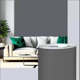 Papel de Parede Adesivo Lavável Envelopamento Antimanchas 5 metros (Cinza Fosco)