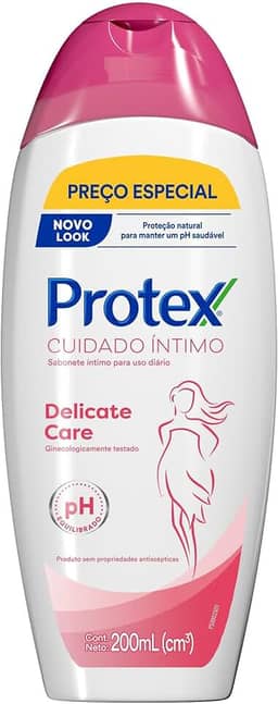 Sabonete Líquido Protex Cuidado Íntimo Delicate Care 200ml - Promo