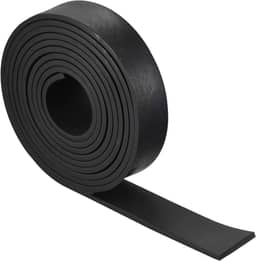 Tiras de folha de espuma de borracha EPDM 1,9 cm L x 299,7 cm C, rolos de folha de borracha de neoprene para junta DIY, enchimento de vedação, tapete de redução de vibração